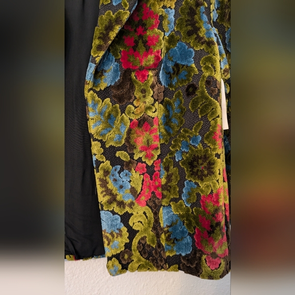 Amazing Vintage 1960s/50s Psychedelic Tapestry Cropped Jacket - Picture 6 of 13